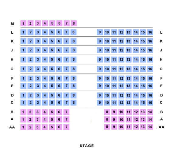 Seating Plan | Brookside Theatre